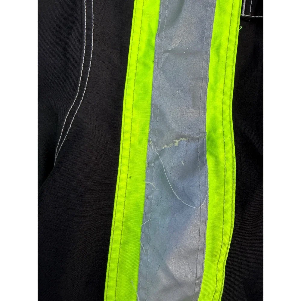 Work King Mens Black High Vis Reflective Ripstop‎ Work Jacket 2XL S18711 Class 1